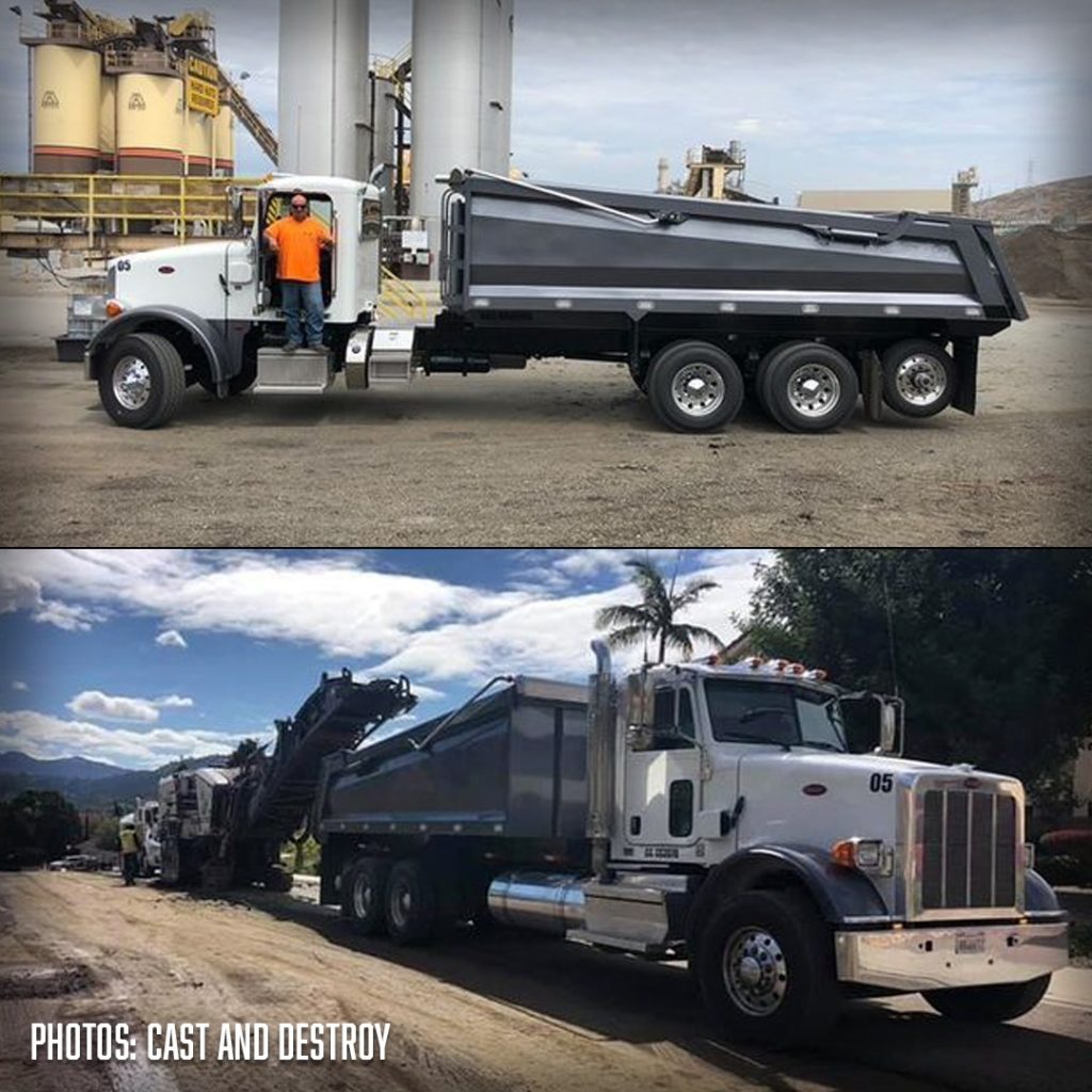 pulltarps, cast and destroy, supertag, hauling, asphalt