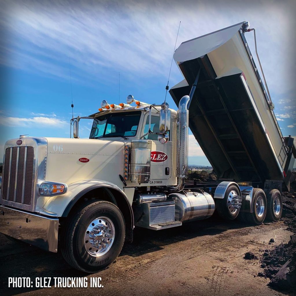 pulltarps, glez trucking inc, dump truck, hauling
