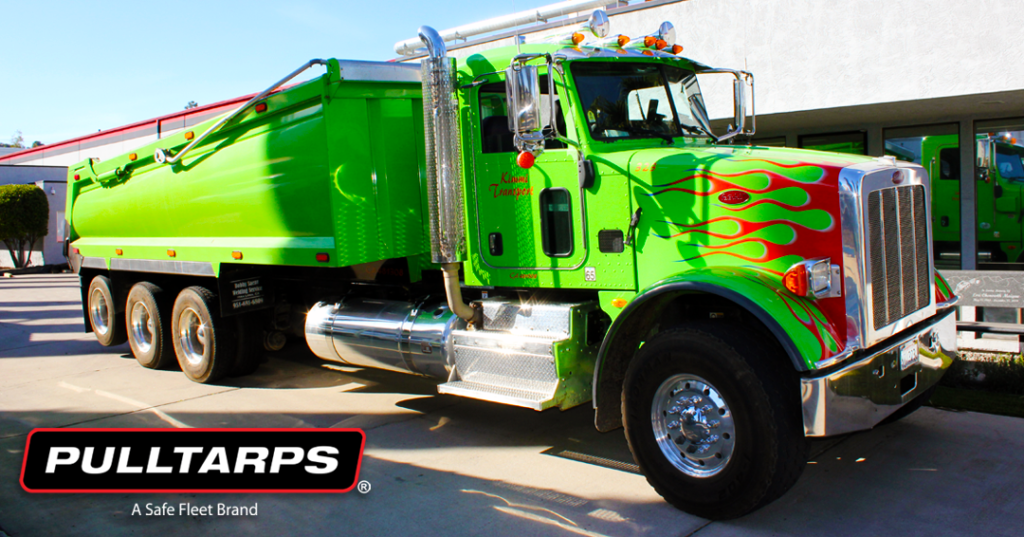 Pulltarps, super tag, kimmi transport, trucking, dump truck, hauling, tarps, truck tarping