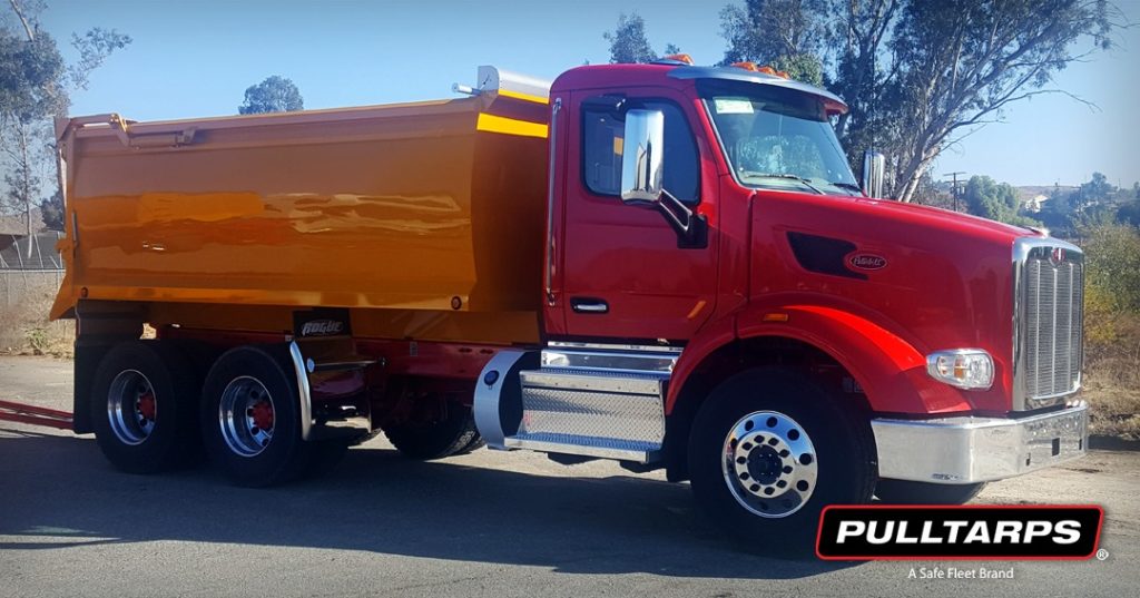 pulltarps, rogue truck body, dump truck, hauling