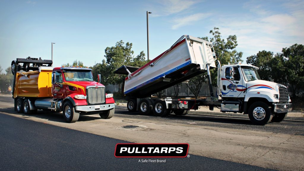 super dump, super tag, dump trucks, asphalt