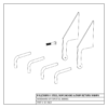 Steel Rope Storage Hooks And Steel Tarp Return Ramp Hardware Kit - Image 2