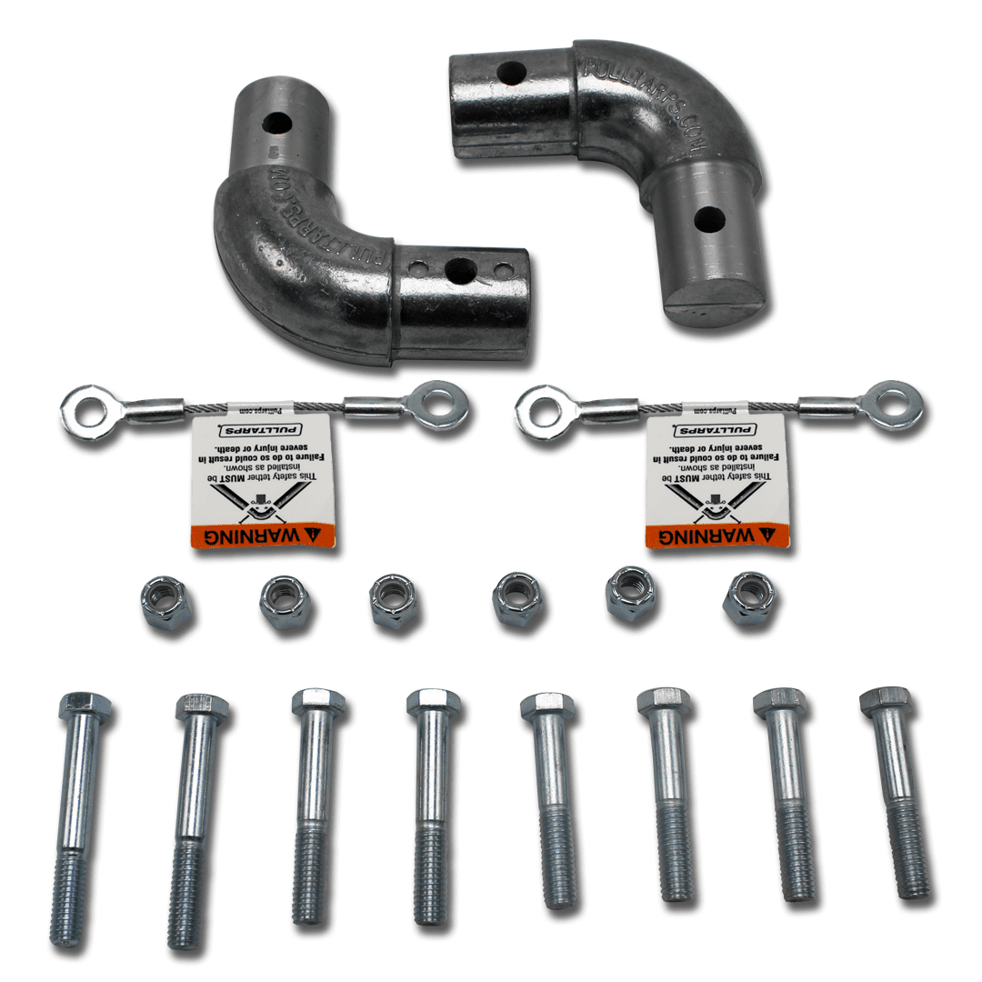 Elbows Hardware Kit For Steel Arms connection to Aluminum Teardrop Crossbar