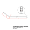 103in Aluminum Upper Arm Bent - Image 2