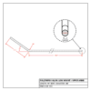 144in Aluminum Upper Bent Arm - Image 2