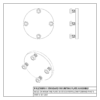 Standard Weld-On Mounting Plate Assembly with Studs - Image 2