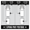 Enclosed 3 Spring Pivot – Drivers Side for Mounting Inside of Trailer - Image 3